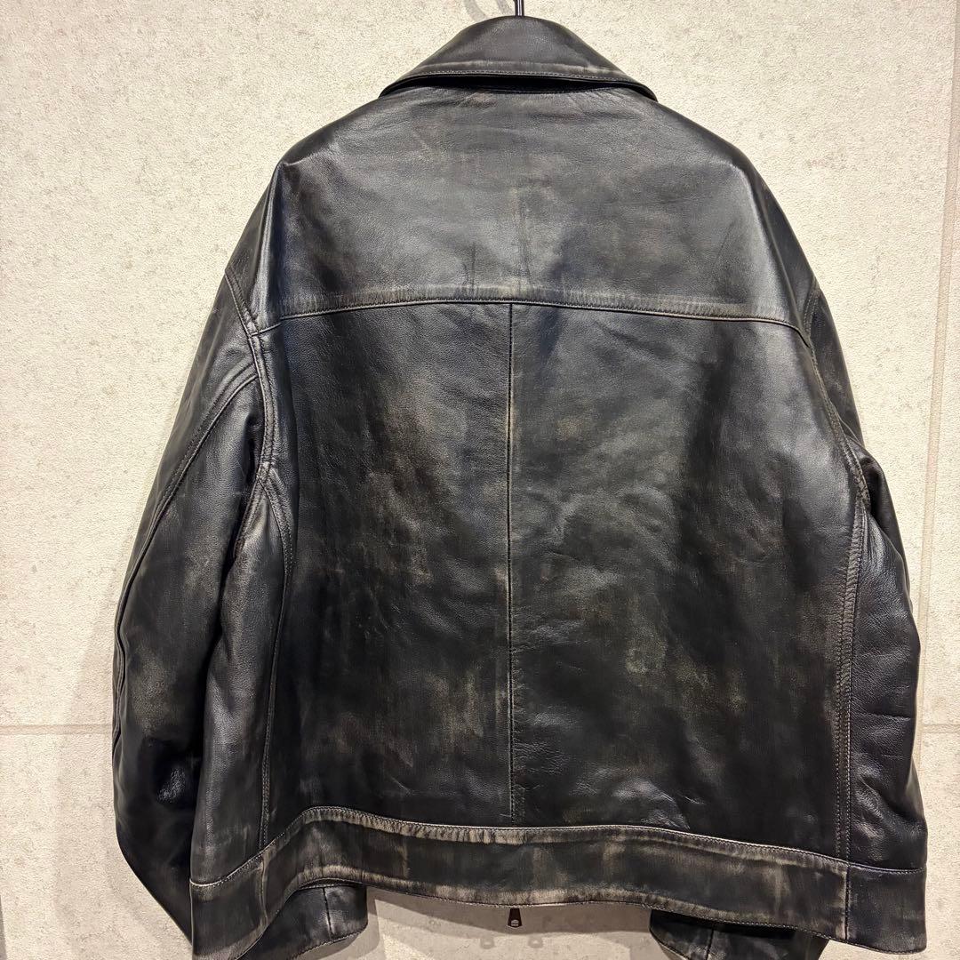 MAISON SPECIAL シープレザー シングルライダース ジャケット 0