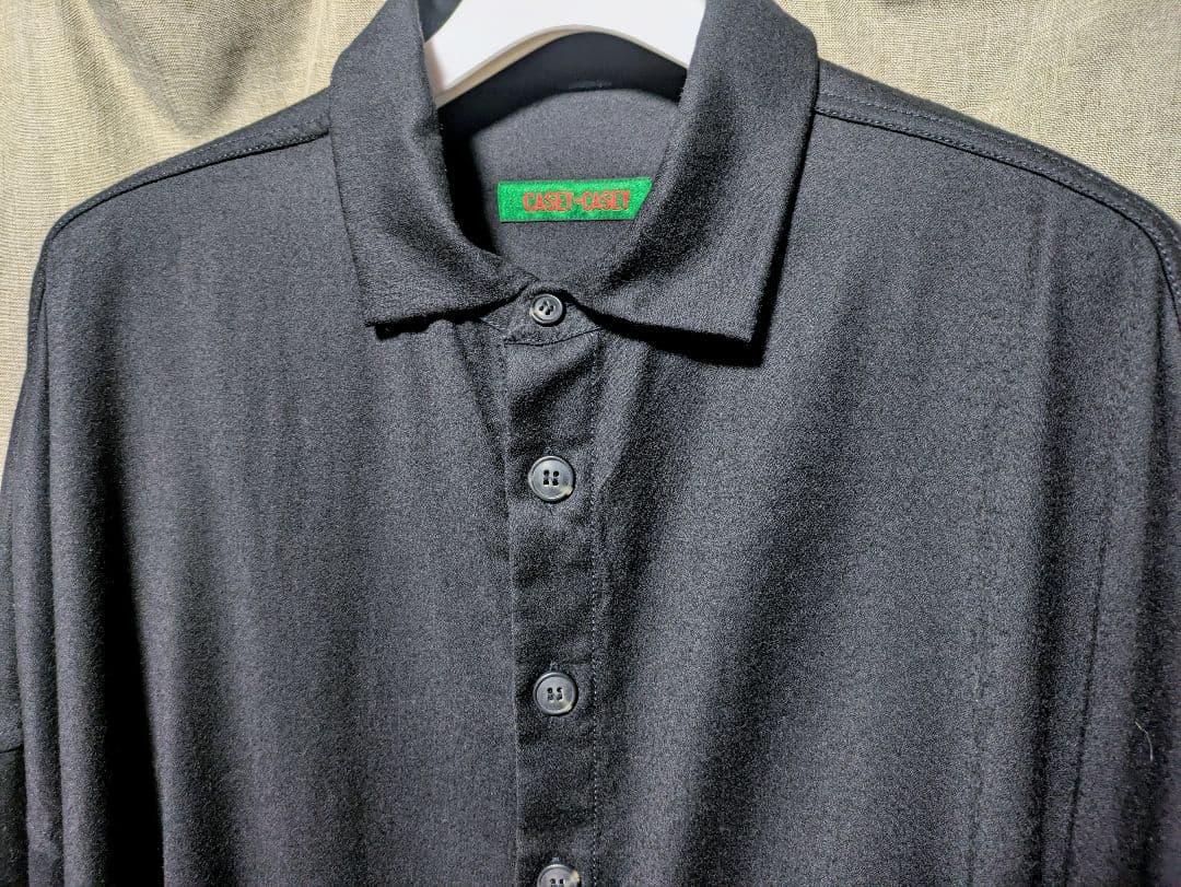 casey casey M ウールカシミア シャツコート