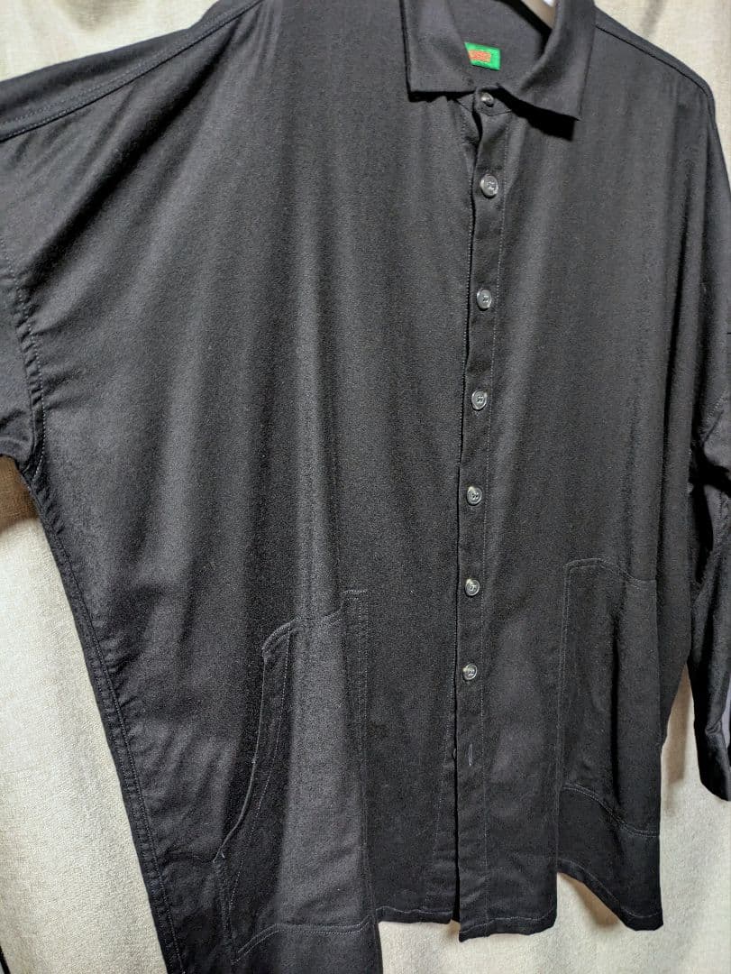 casey casey M ウールカシミア シャツコート