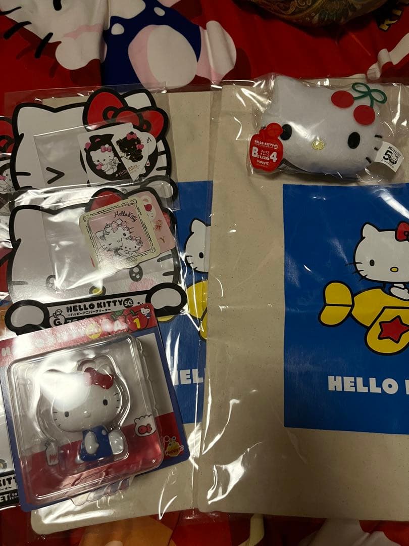 キティ ゆめタウン ラスト賞 フィギュア おすわりフィギュア happyくじ