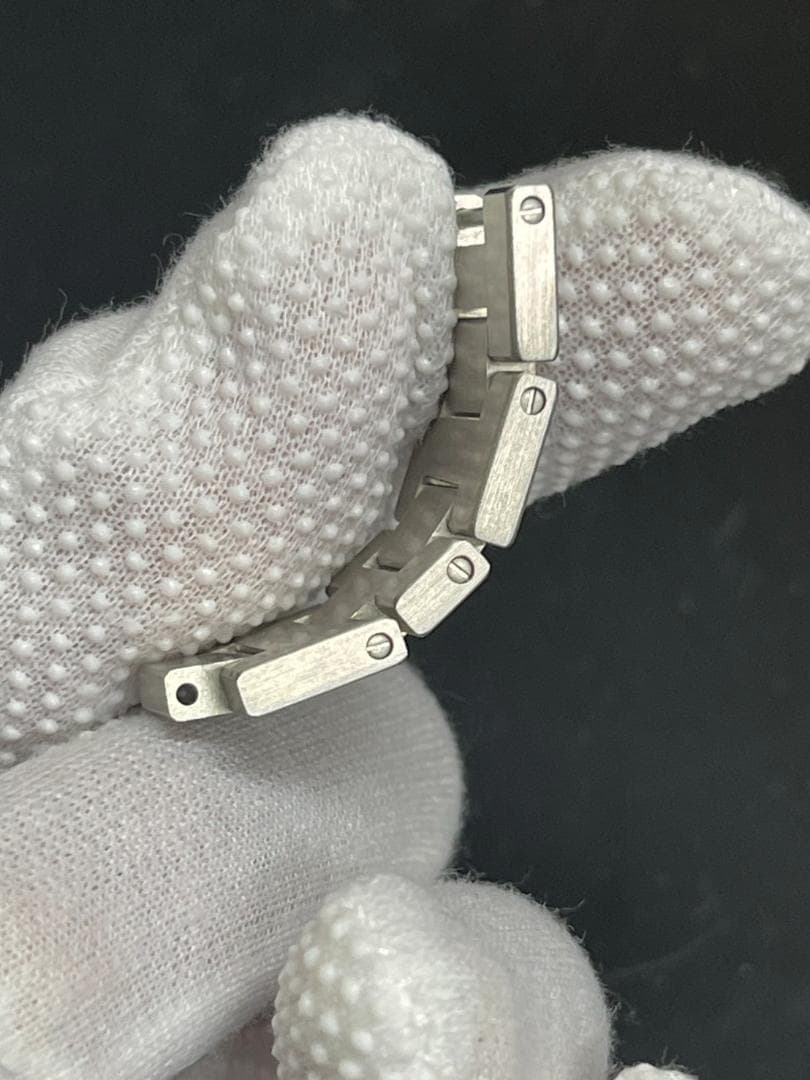 カルティエ パシャC 純正ベルト 4コマ 18mm ハーフ1コマ含