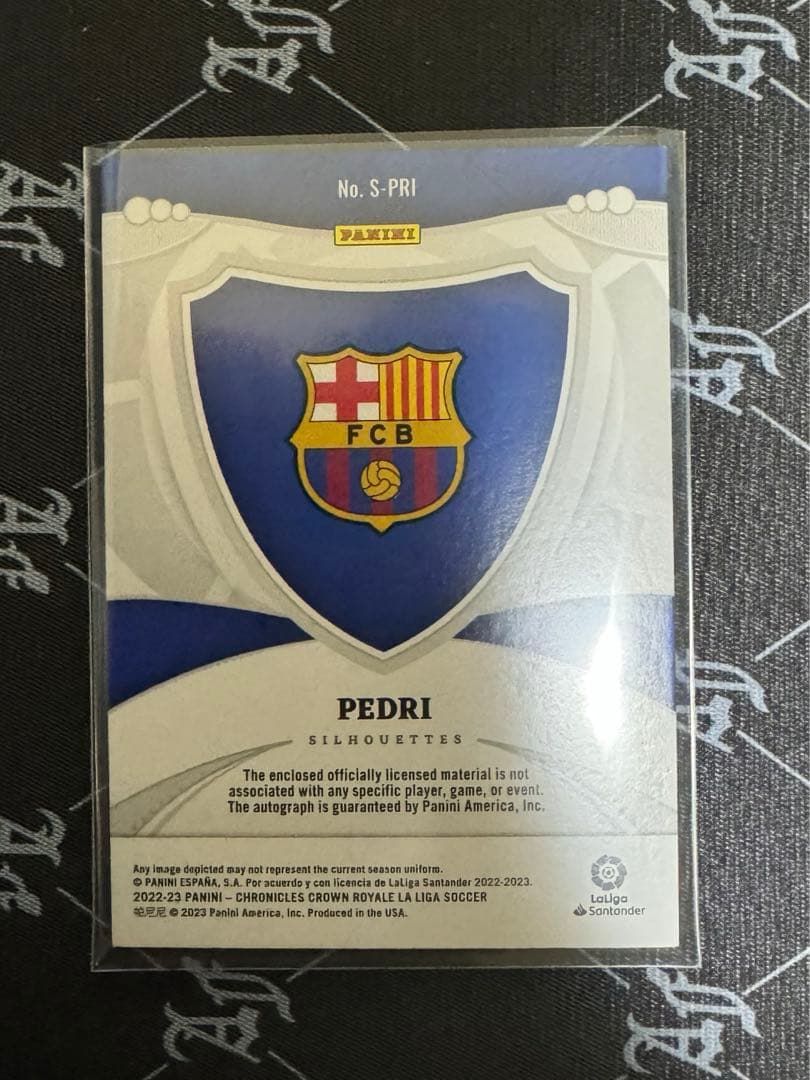 ペドリ　FCバルセロナ 直筆サインカード 44枚限定　メモラオート