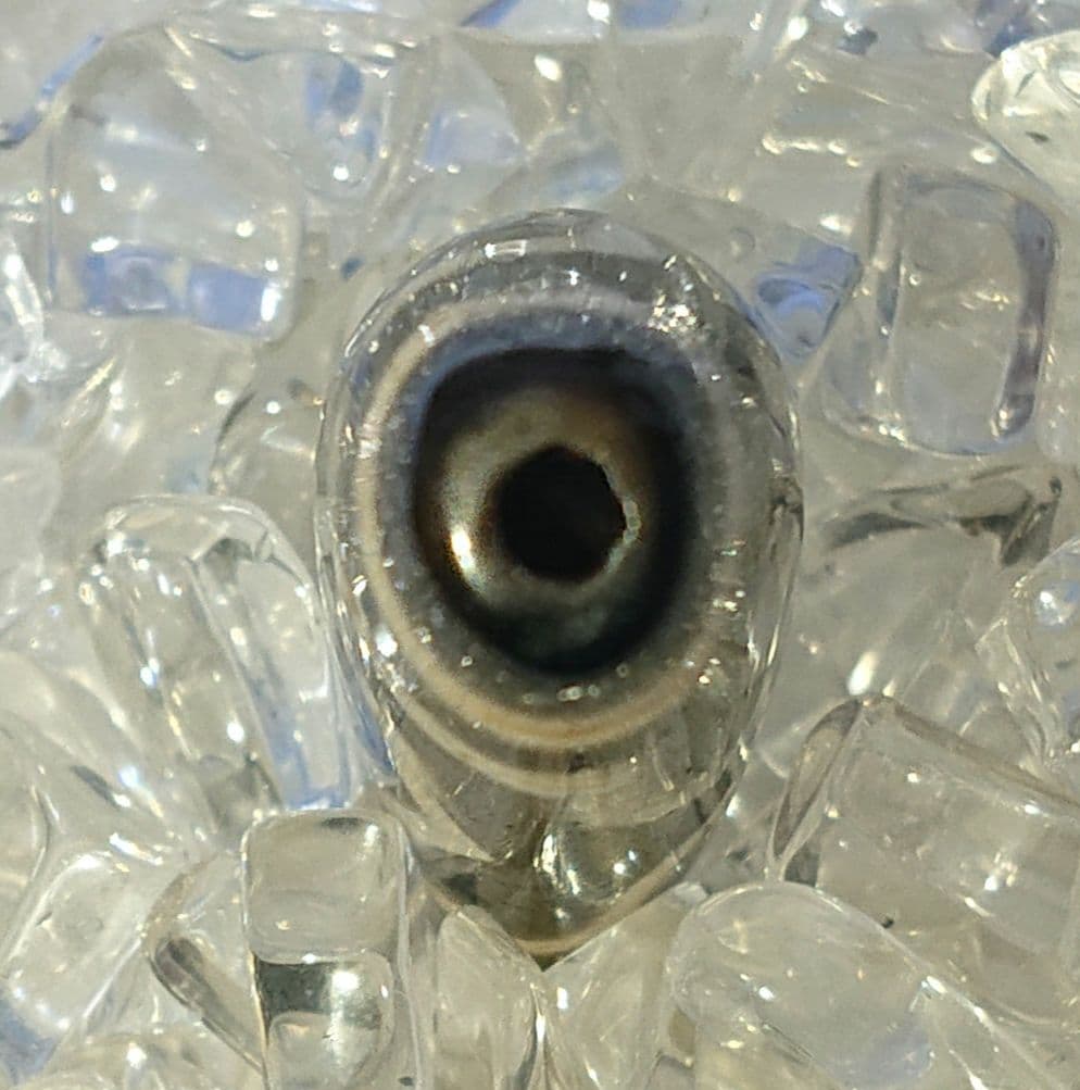 チベットビーズ老天珠 天然石 品名:天珠 超レア老礦石 牛角 三眼天珠