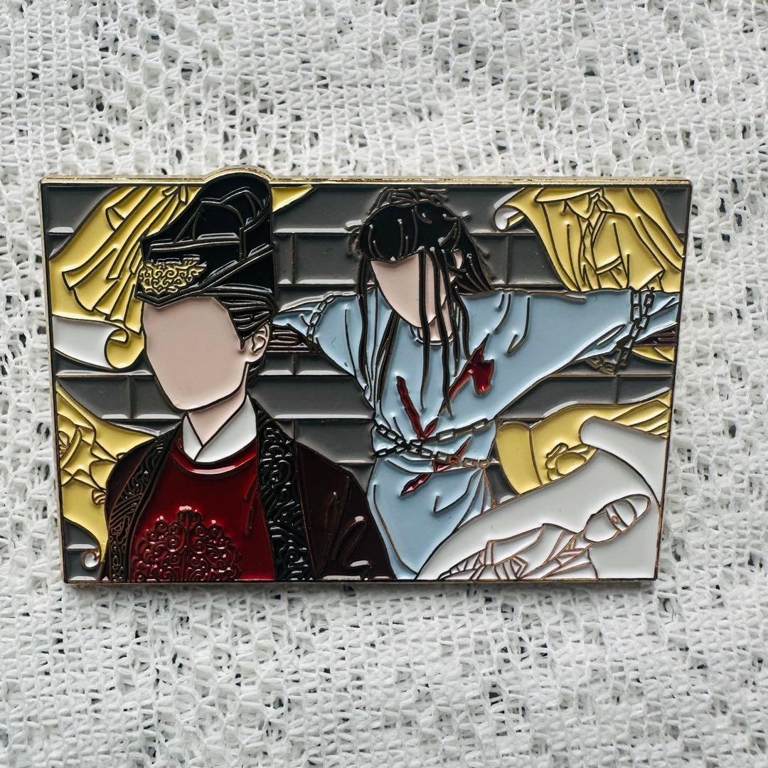 琉璃~めぐり逢う2人、封じられた愛~十生十世 メタルピンバッジ　シホウ　センキ