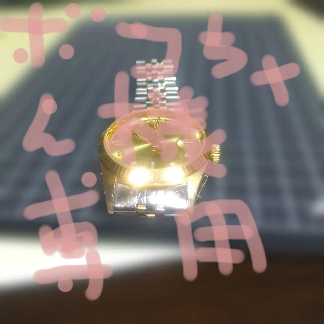 ☆ボコちゃん☆自動巻きデイトジャストタイプゴールド/シルバーの腕時計