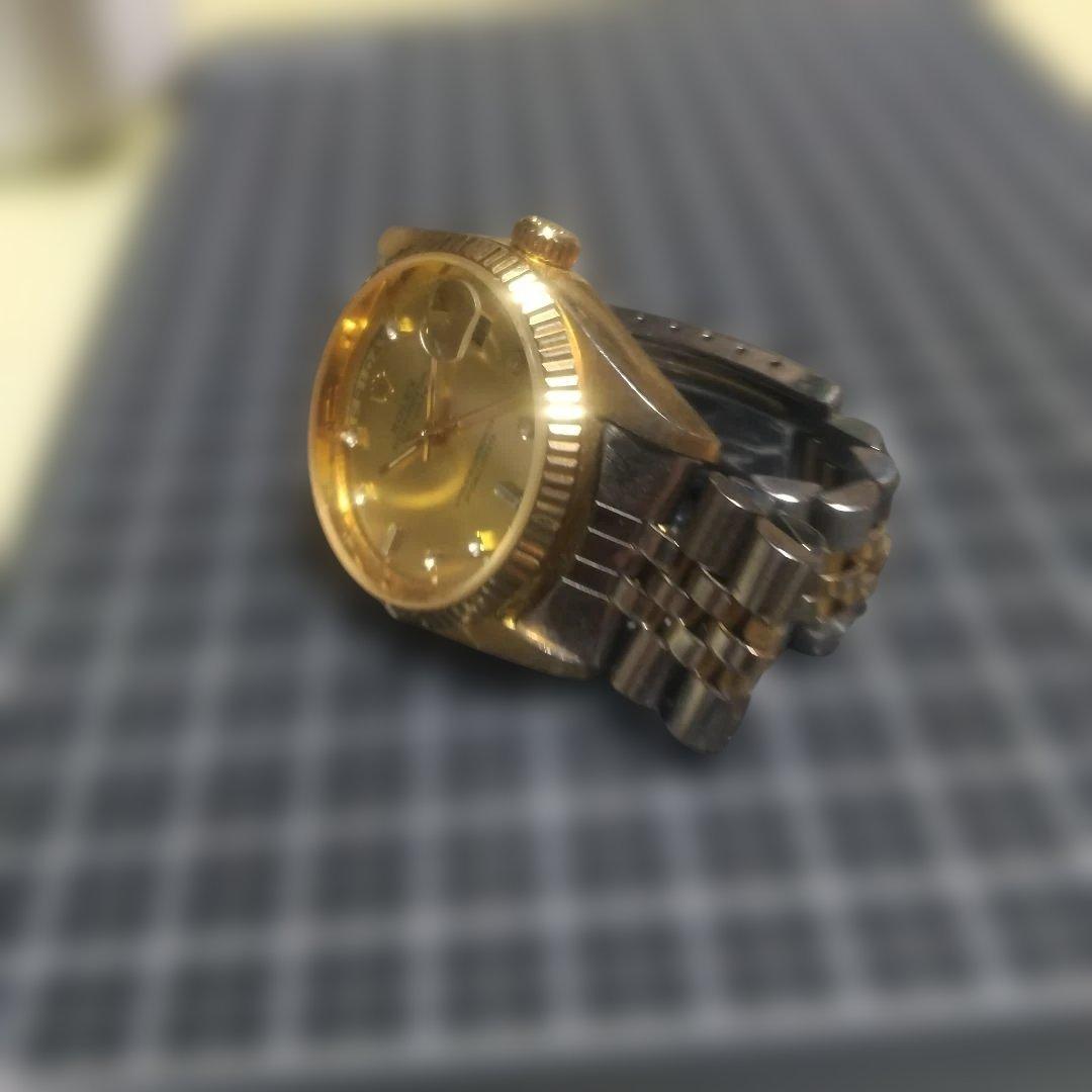 ☆ボコちゃん☆自動巻きデイトジャストタイプゴールド/シルバーの腕時計