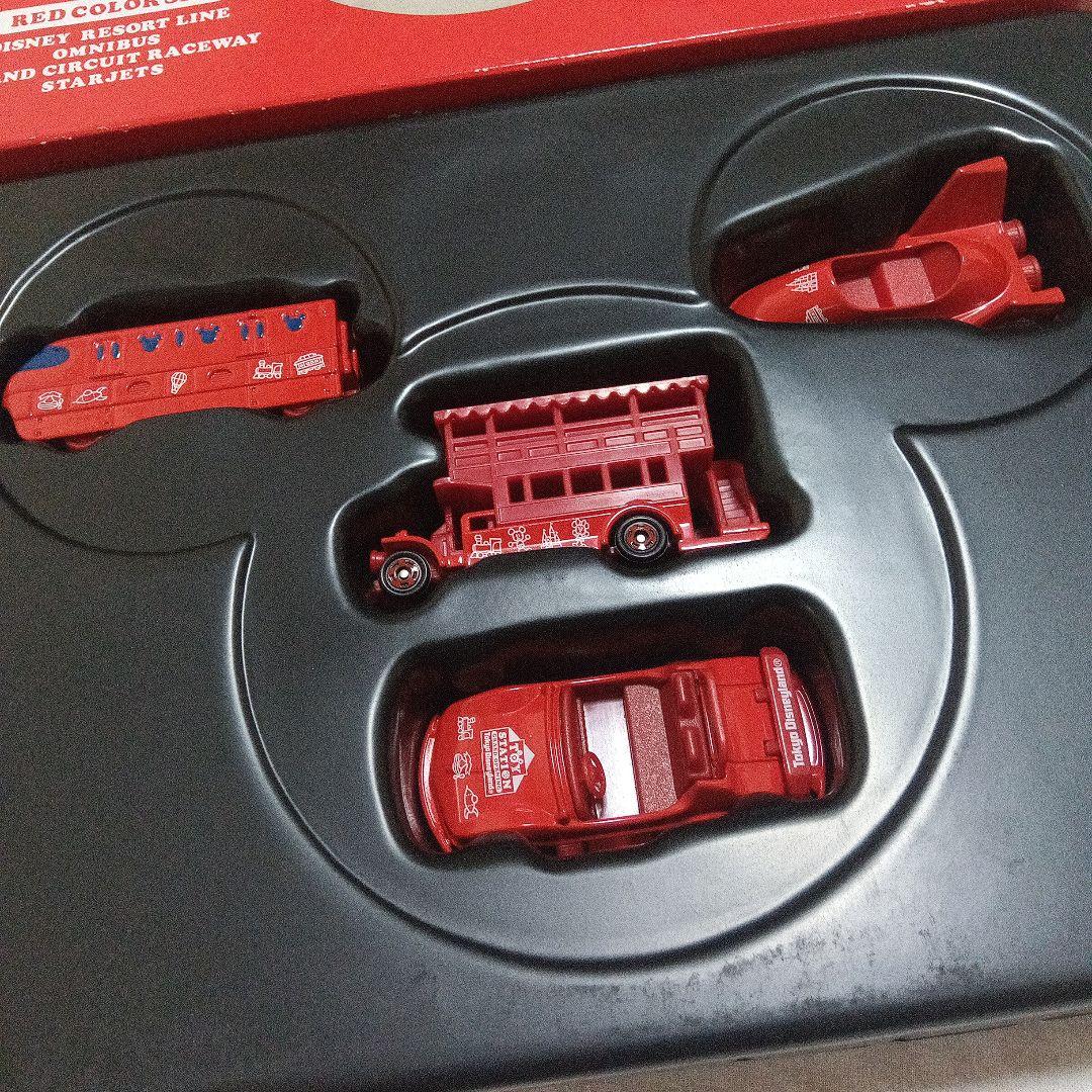 ディズニービークルコレクション レッドカラーセット