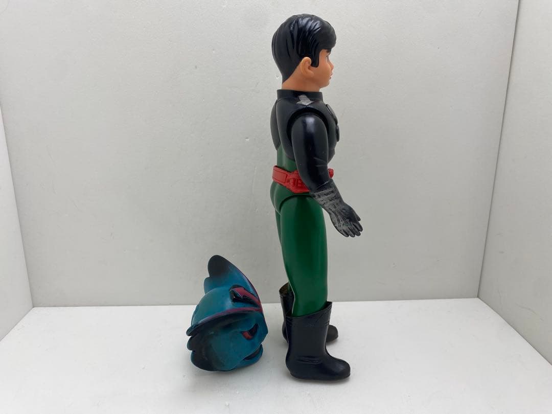 当時物！旧バンダイ　超人バロム1 面取れソフビ