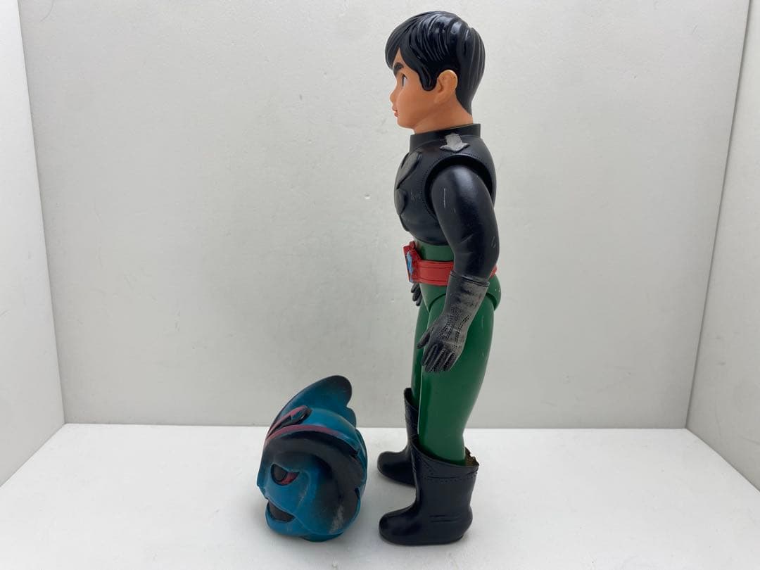 当時物！旧バンダイ　超人バロム1 面取れソフビ