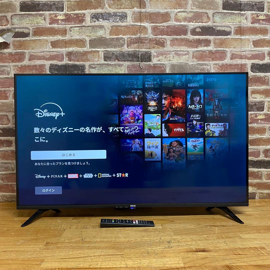 RCA 43V型 4K チューナーレス 液晶テレビ RCA-43N1 アプリ○