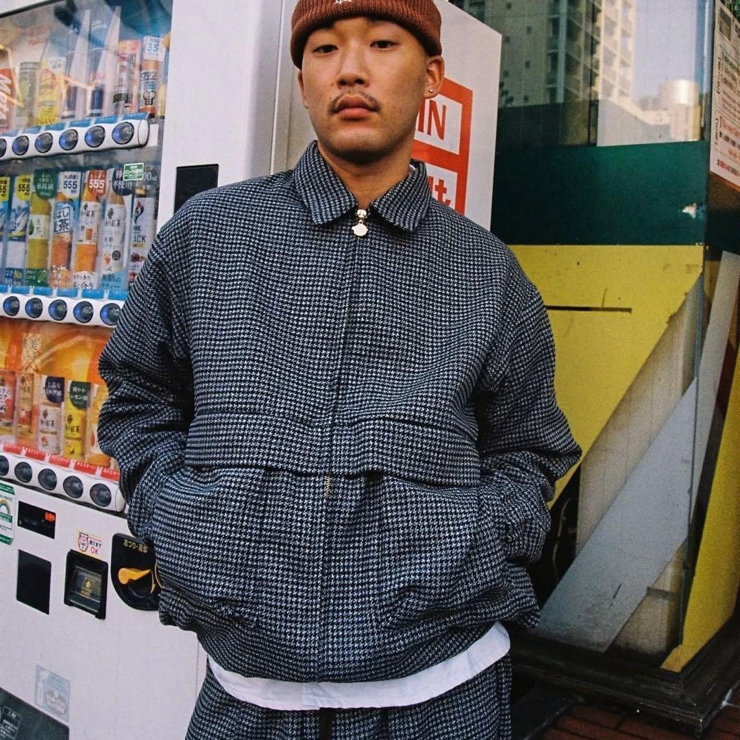 KEBOZ 千鳥格子 チェック ジャケット/パンツ セットアップ L