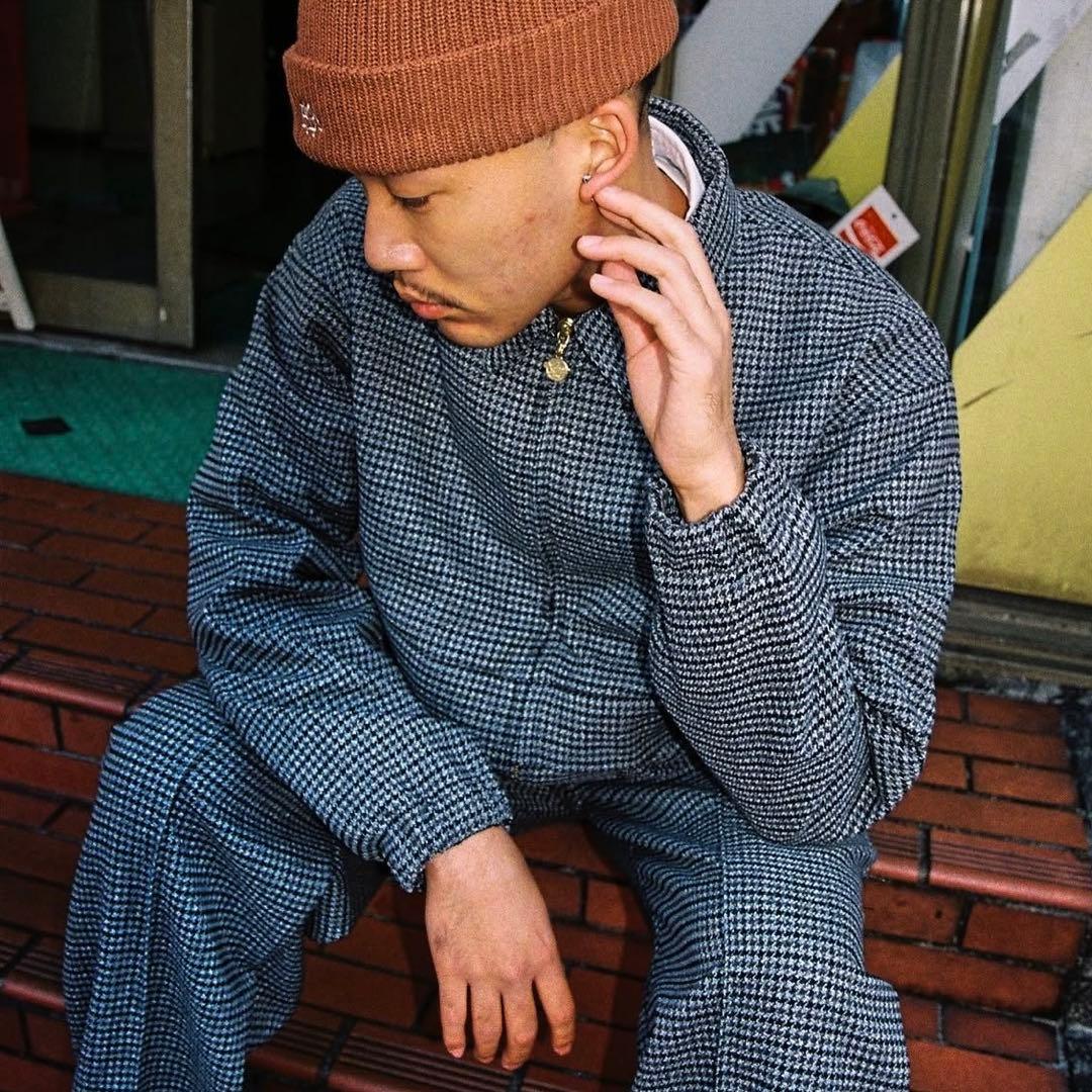 KEBOZ 千鳥格子 チェック ジャケット/パンツ セットアップ L