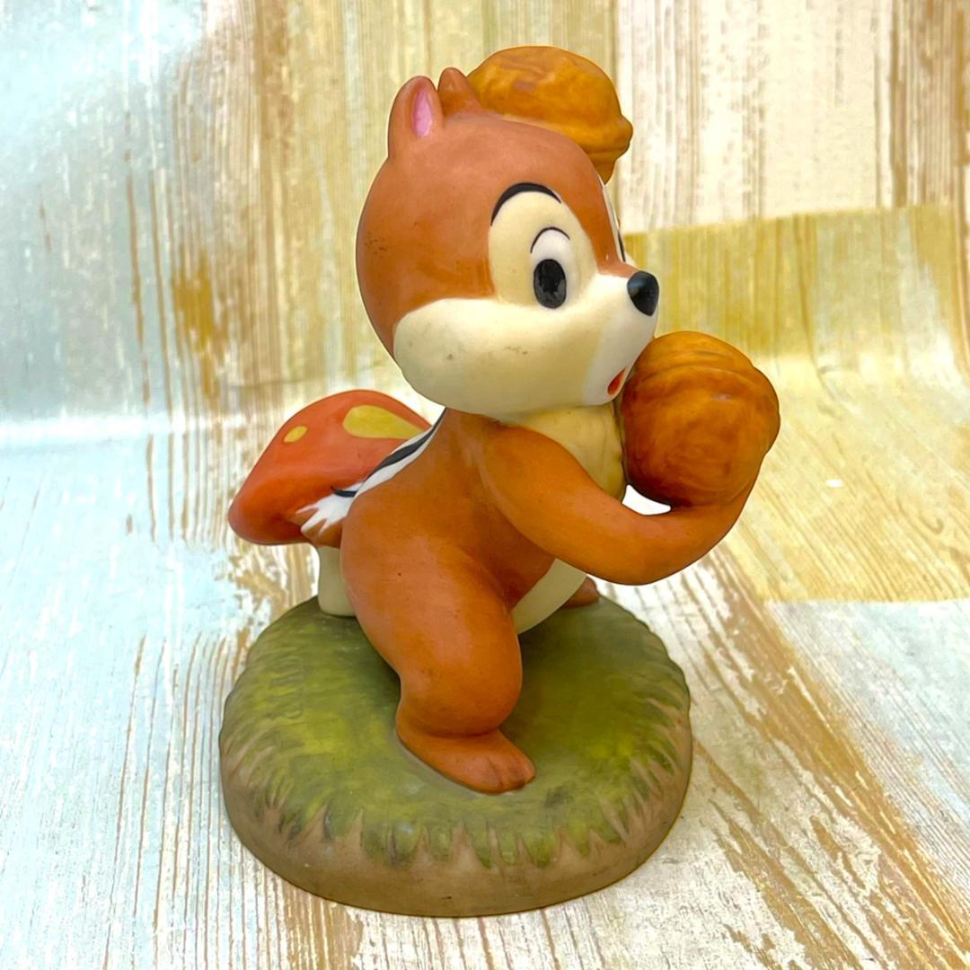 チップとデール チップ＆デール スタチュー ガーデン フィギュア 陶器製