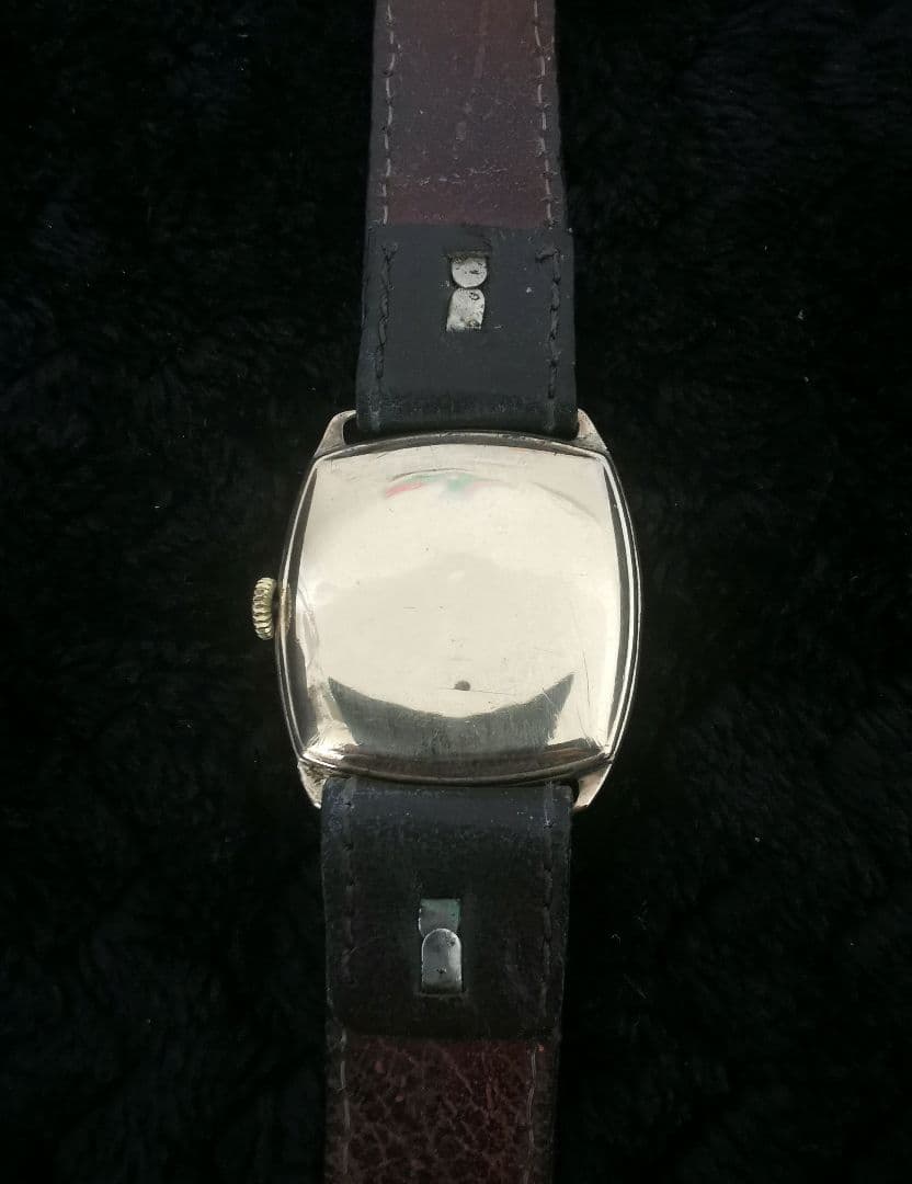 BUREN GRAND PRIX手巻き時計9k金無垢ケース1940s