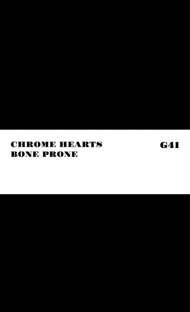 『CHROME BONE PRONE I』