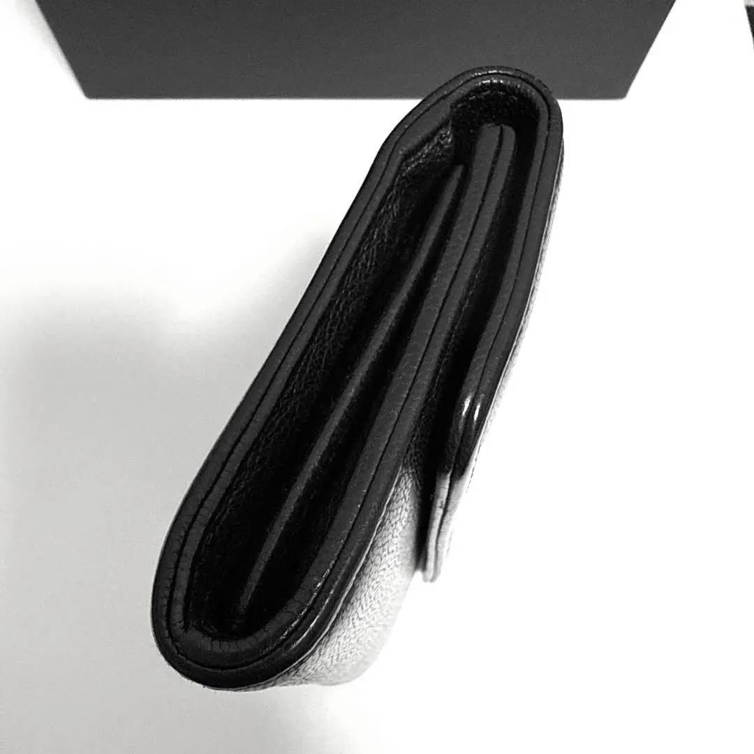 正規品 シャネル 二つ折り財布 黒 スモールウォレット