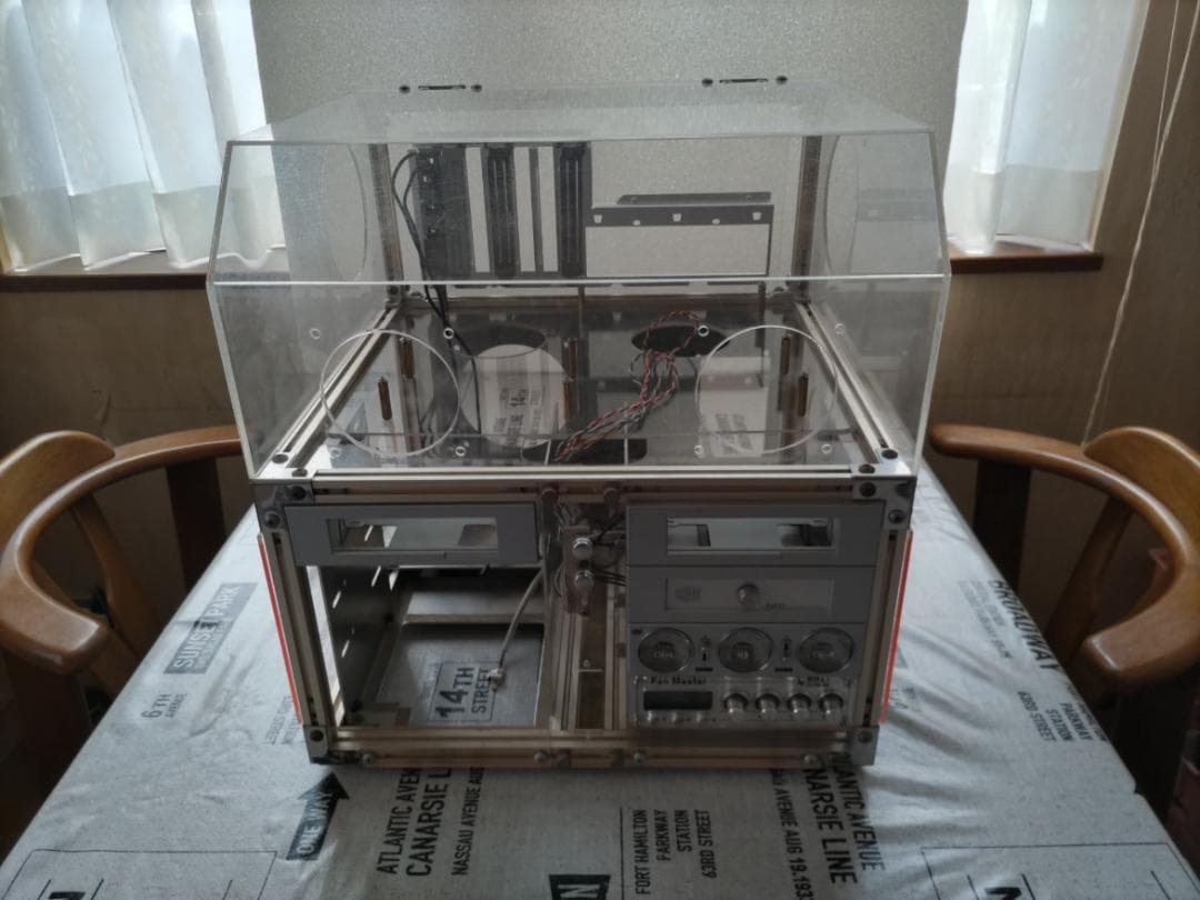 自作ケース　フルオリジナル　ATX　LUBICフレーム　ケースのみ