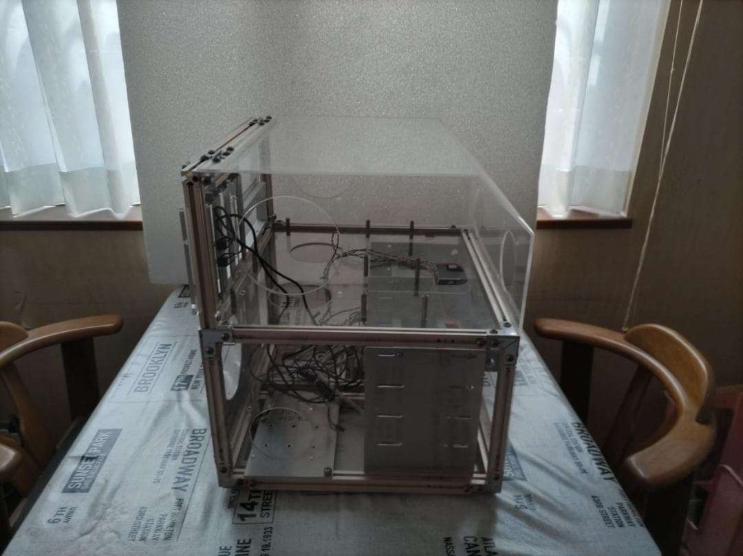 自作ケース　フルオリジナル　ATX　LUBICフレーム　ケースのみ