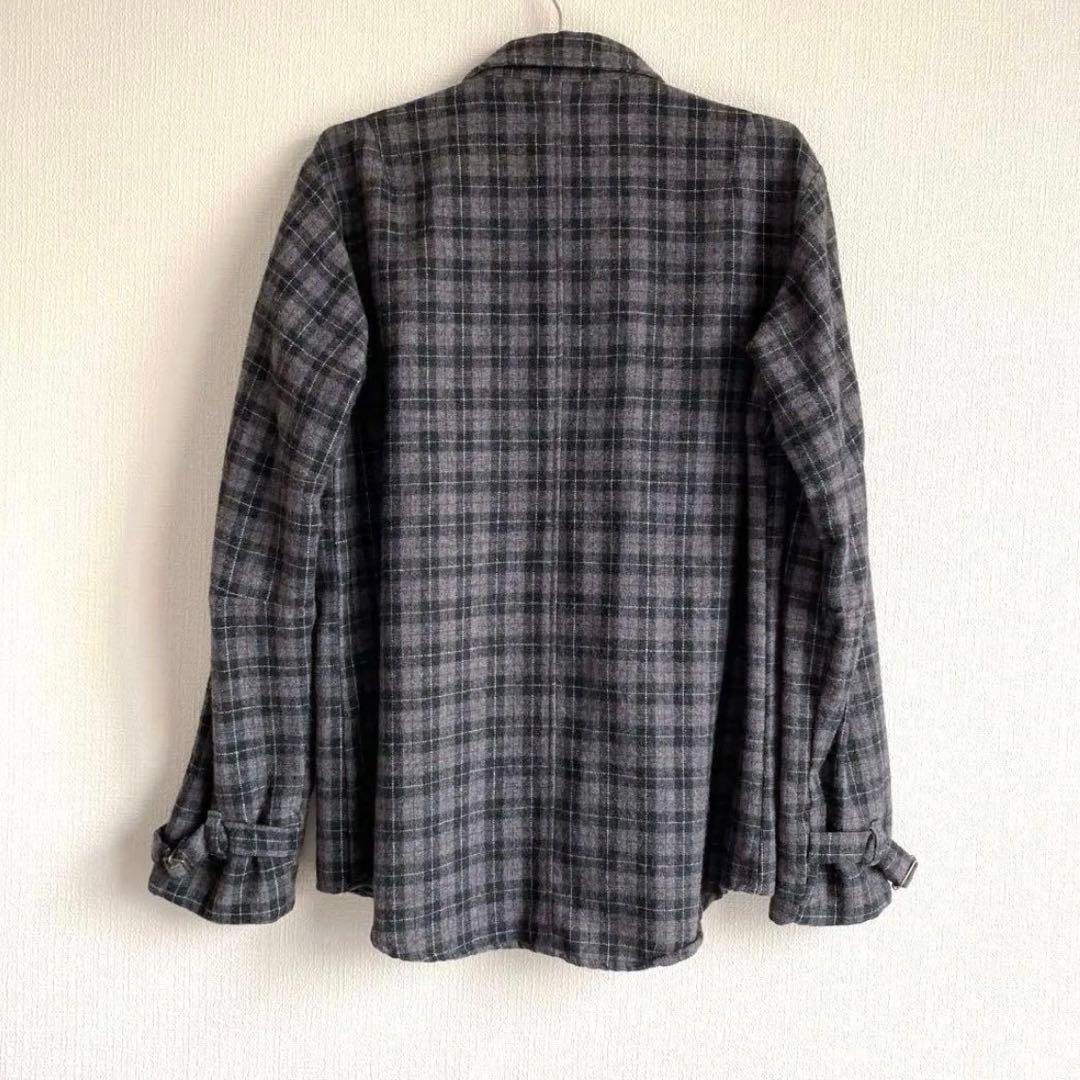 00s scheme warriors チェック ウールジャケット ギミック