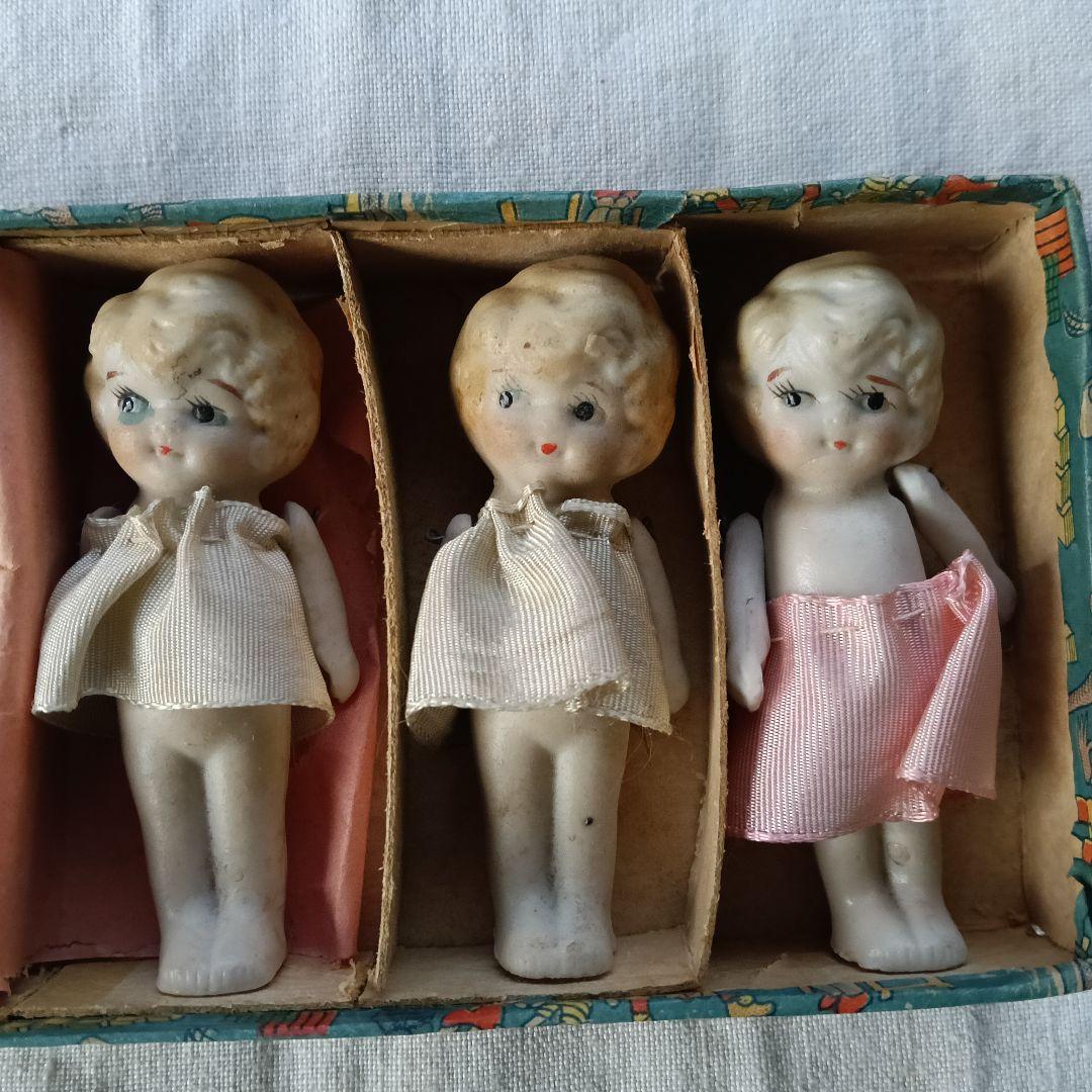 アンティーク陶器製人形セット 6体　メイドインジャパン