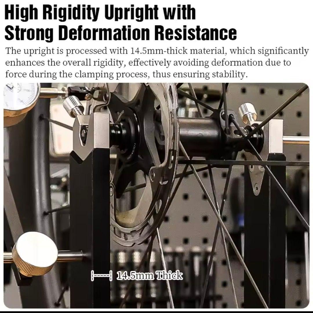 新品 LEBYCLE プロフェッショナル 自転車ホイール振れ取り台