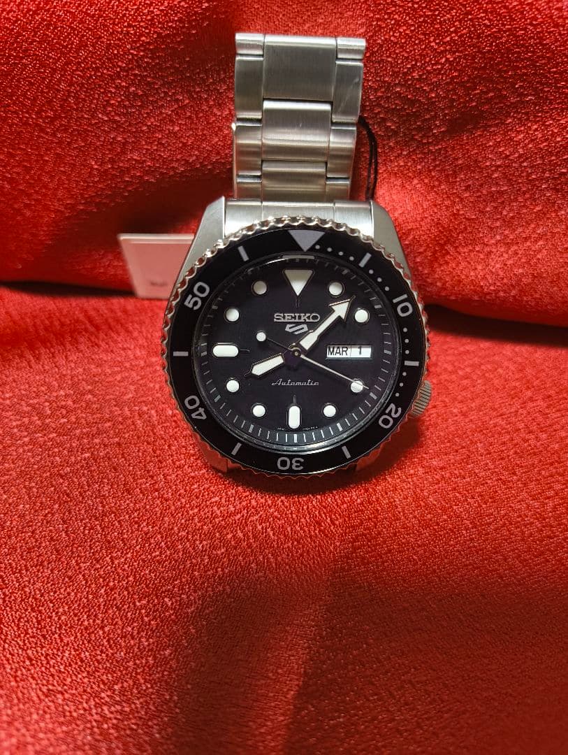 SEIKO/セイコー ５スポーツ 自動巻き デイデイト 裏スケ ウォッチ/腕時計