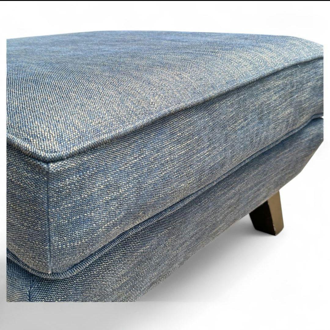 リラックスフォーム　オットマン　関家具　幅７０　ブルー