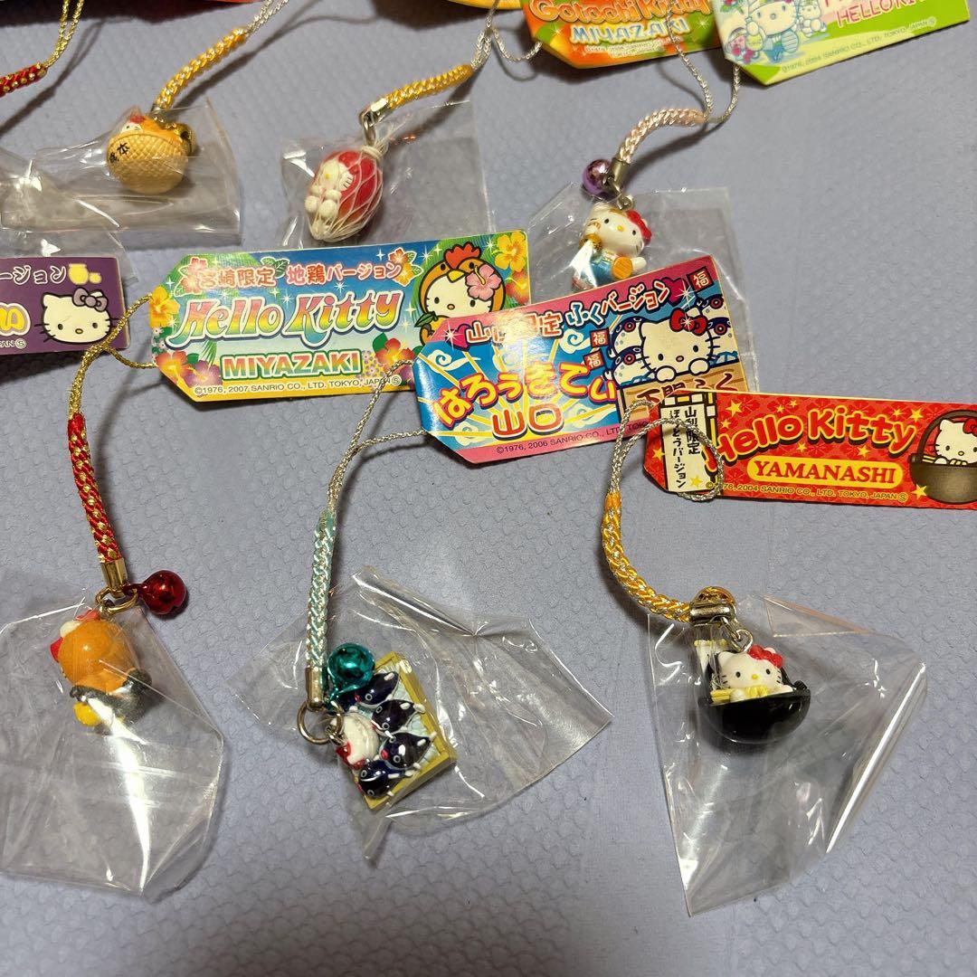 【九州地方多め】ご当地キティ ストラップ 10個セット