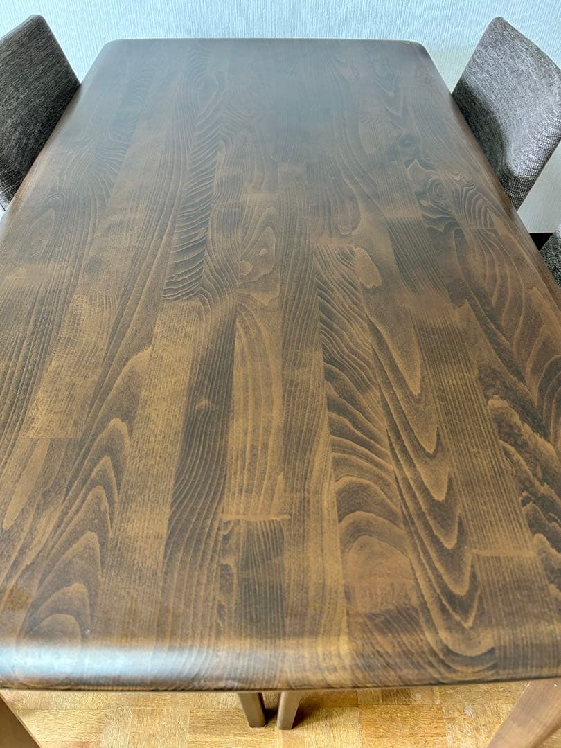 【1/12まで！横浜市引き取り希望】ダイニングテーブルセット　椅子4脚