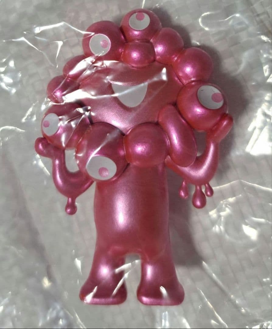 黒ミャクミャク マスコット ミャクミャク カプセルトイメタリックピンク