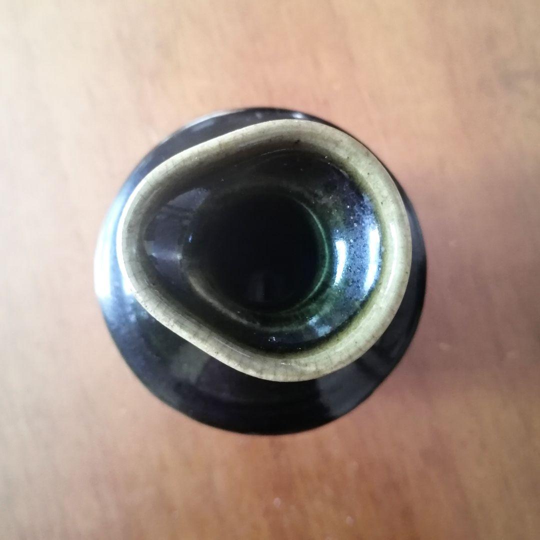 瀬戸織部３合徳利　秋坂窯 第八代 加藤宇助