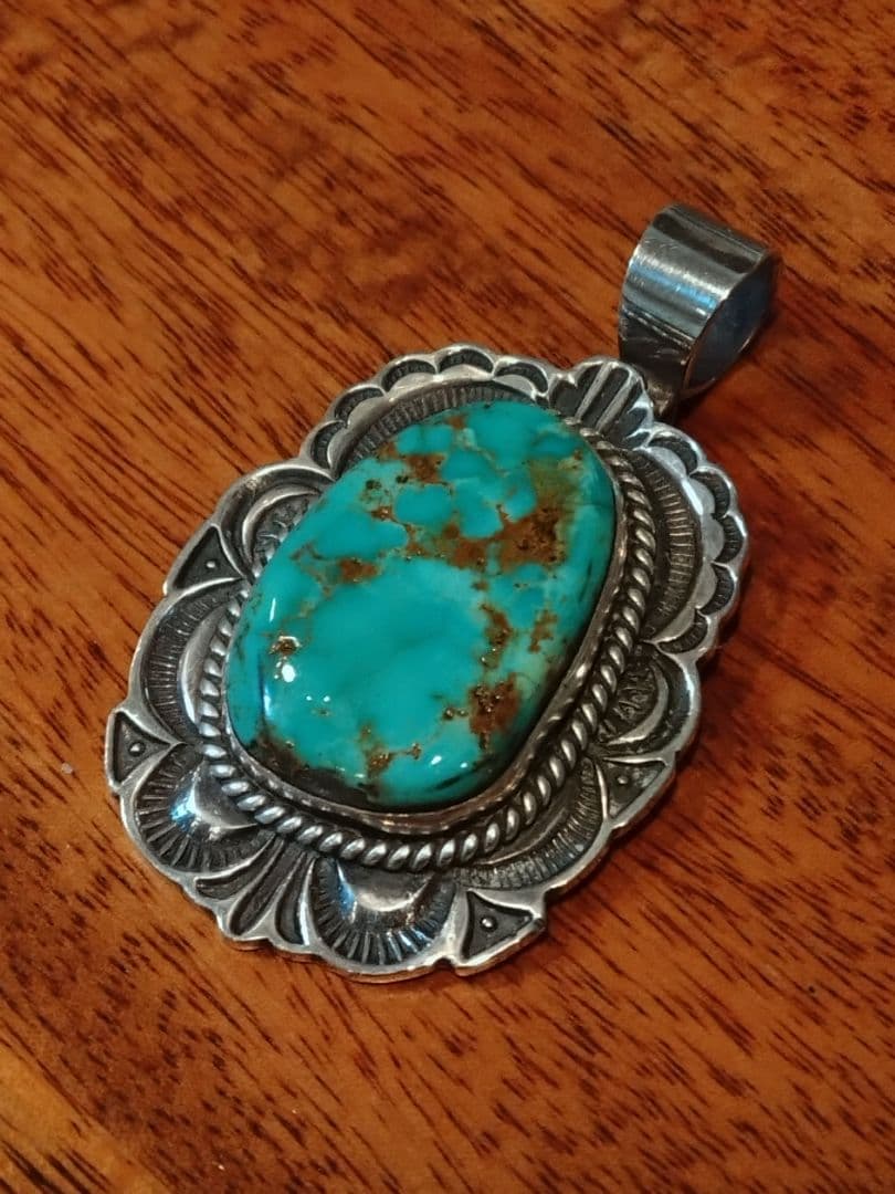専用ページ❗️インディアンジュエリー、ターコイズペンダントトップ
