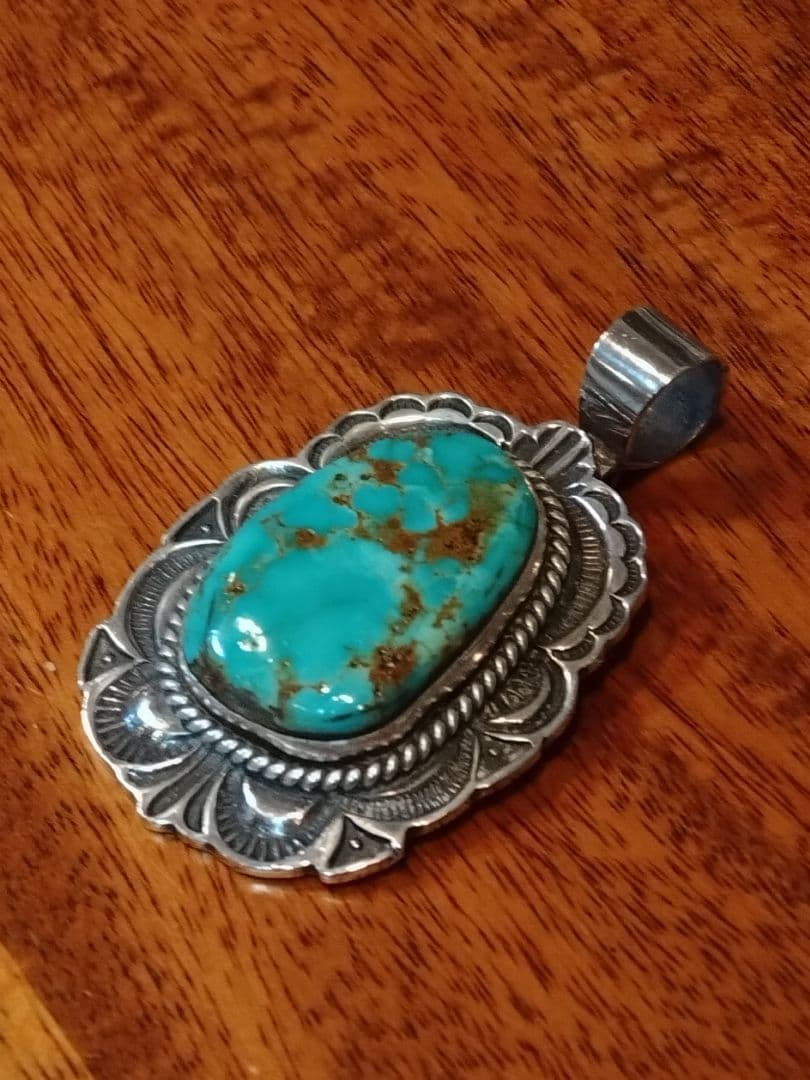 専用ページ❗️インディアンジュエリー、ターコイズペンダントトップ