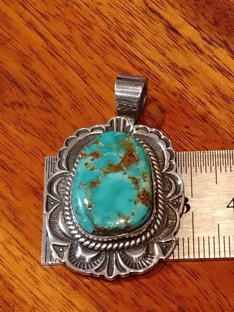 専用ページ❗️インディアンジュエリー、ターコイズペンダントトップ