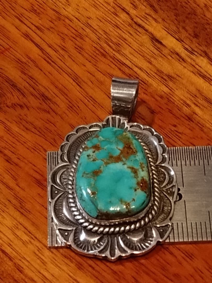 専用ページ❗️インディアンジュエリー、ターコイズペンダントトップ