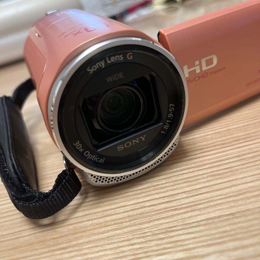 SONY HDR-CX670 ビデオカメラ 本体 ローズゴールド　充電器　ピンク