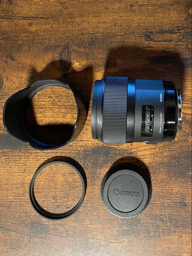 レンズ(単焦点) Sigma Art DG f1.4 35mm Canon