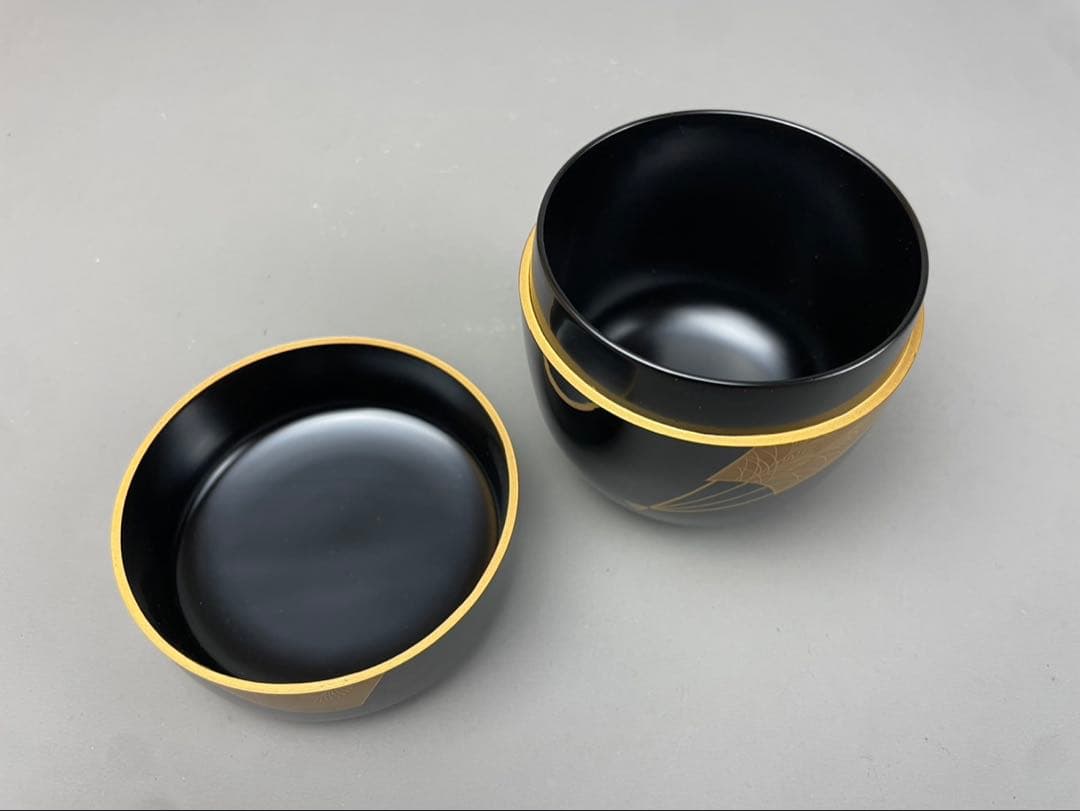 加賀蒔絵師 牧野正峰 最上位作 共箱共布付 茶道具 在銘扇面