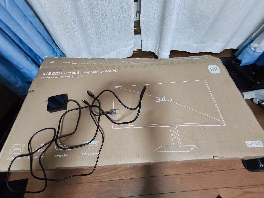 Xiaomi G34WQi 34インチモニター本体