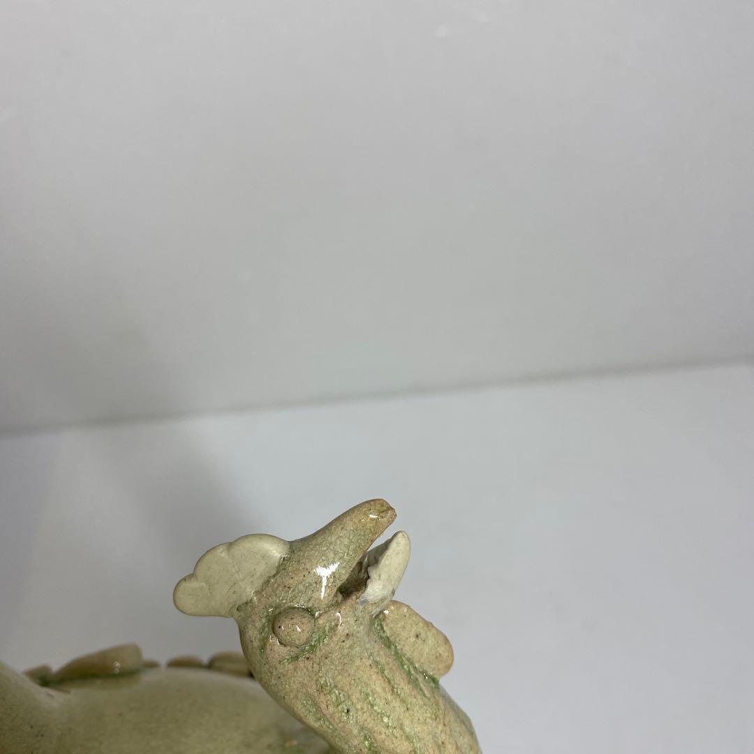 中国宋時代　鶏形青磁水注　高さ32㎝　トヒチ　東な7-0329☆2F