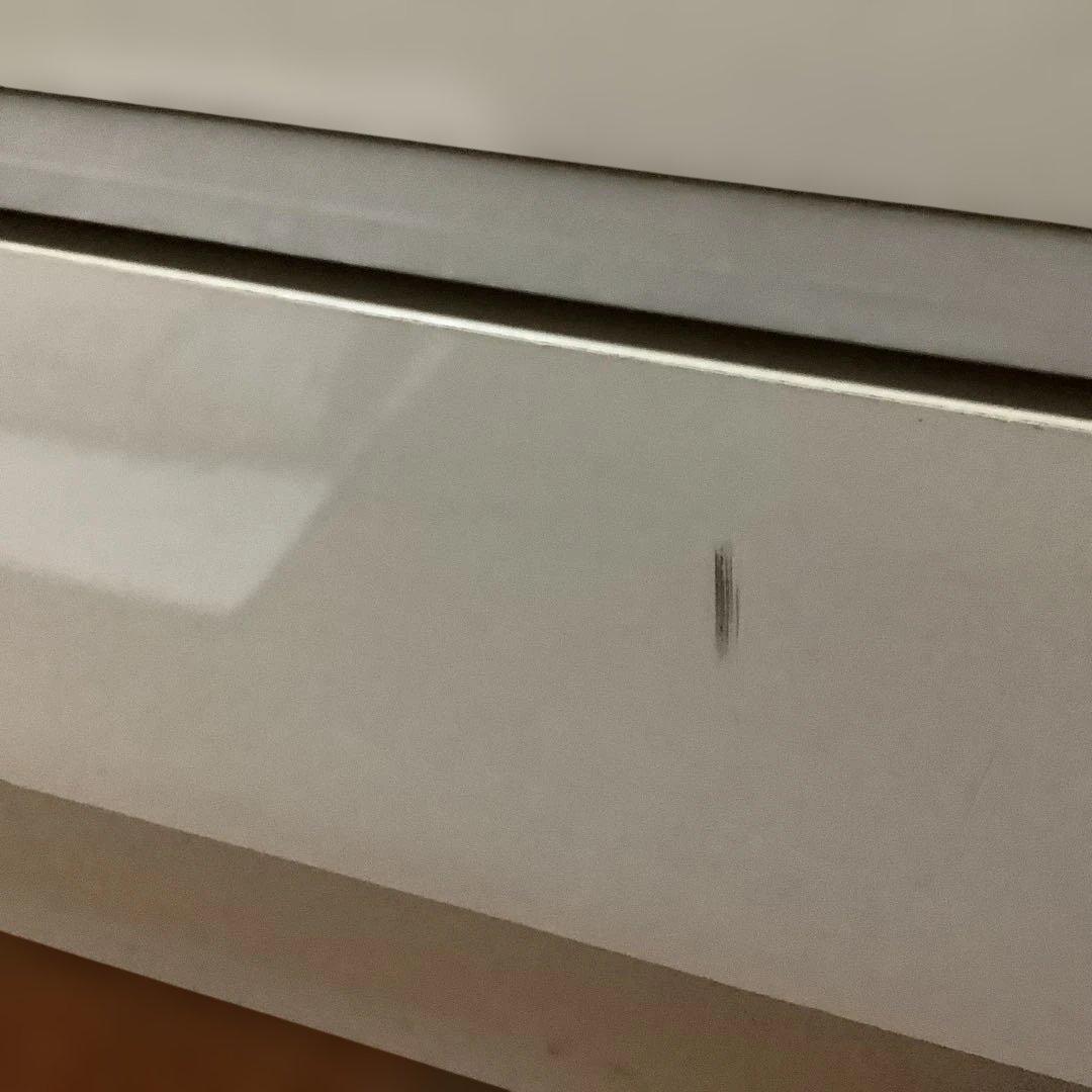 昭和レトロ　ロッカー　洋服ダンス　木製　スリムキャビネット　オフホワイト