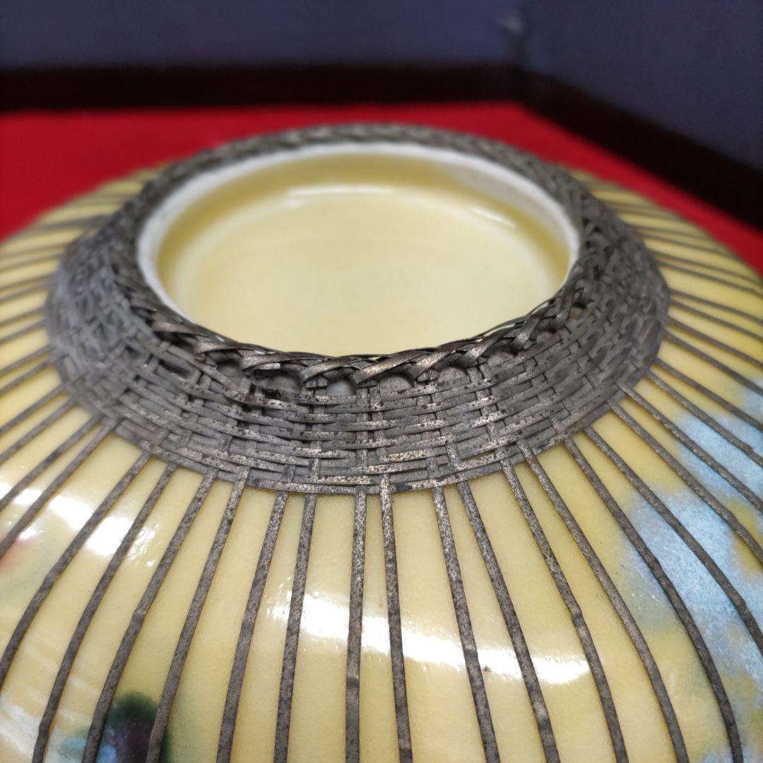 レトロ　手付き菓子鉢　D569