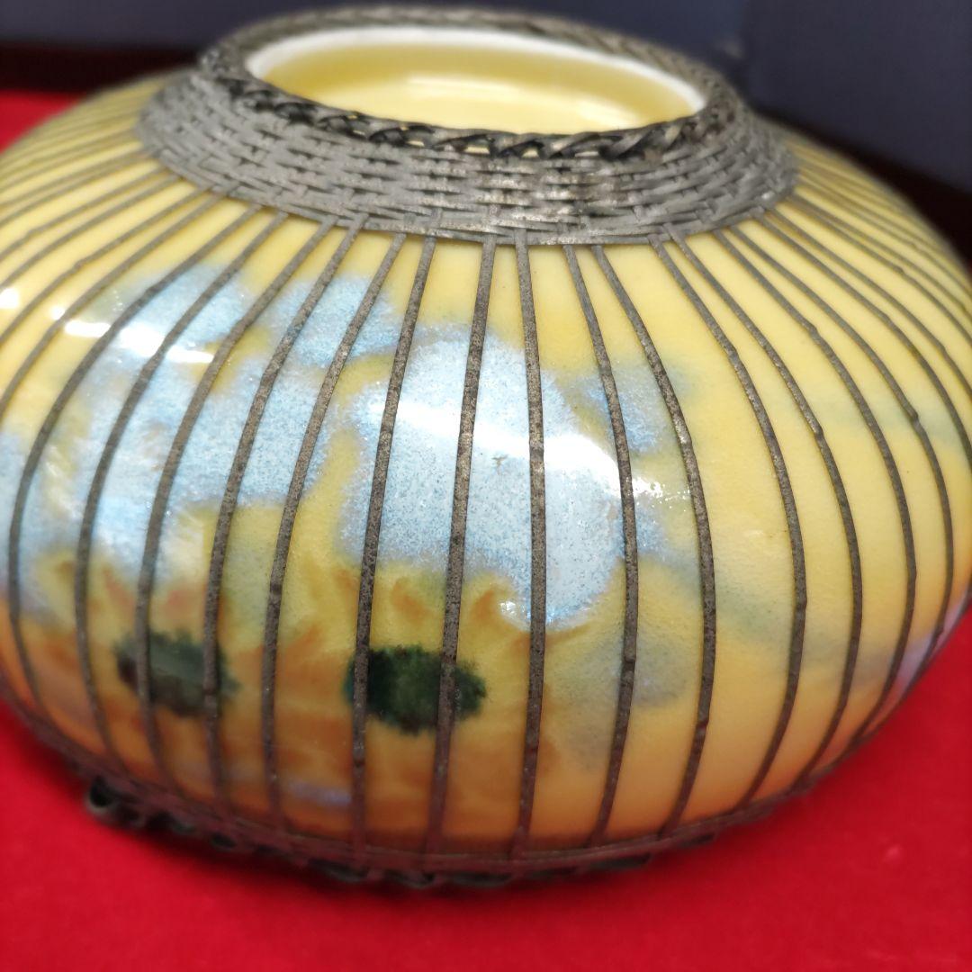 レトロ　手付き菓子鉢　D569