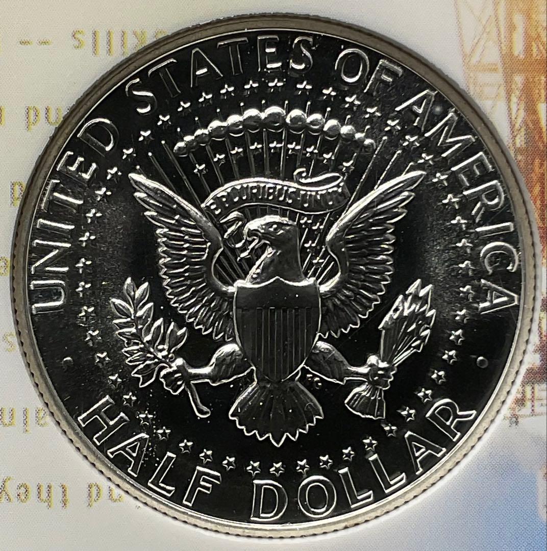 1964年　アメリカ　ハーフダラー　ケネディ　NGC PF69 サイン　銀貨