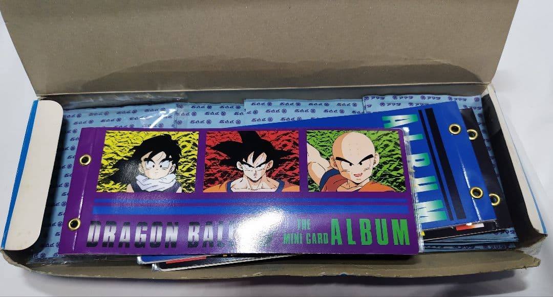 ドラゴンボール Z ミニ カード 当て 当時物 レトロ デッドストック 未開封