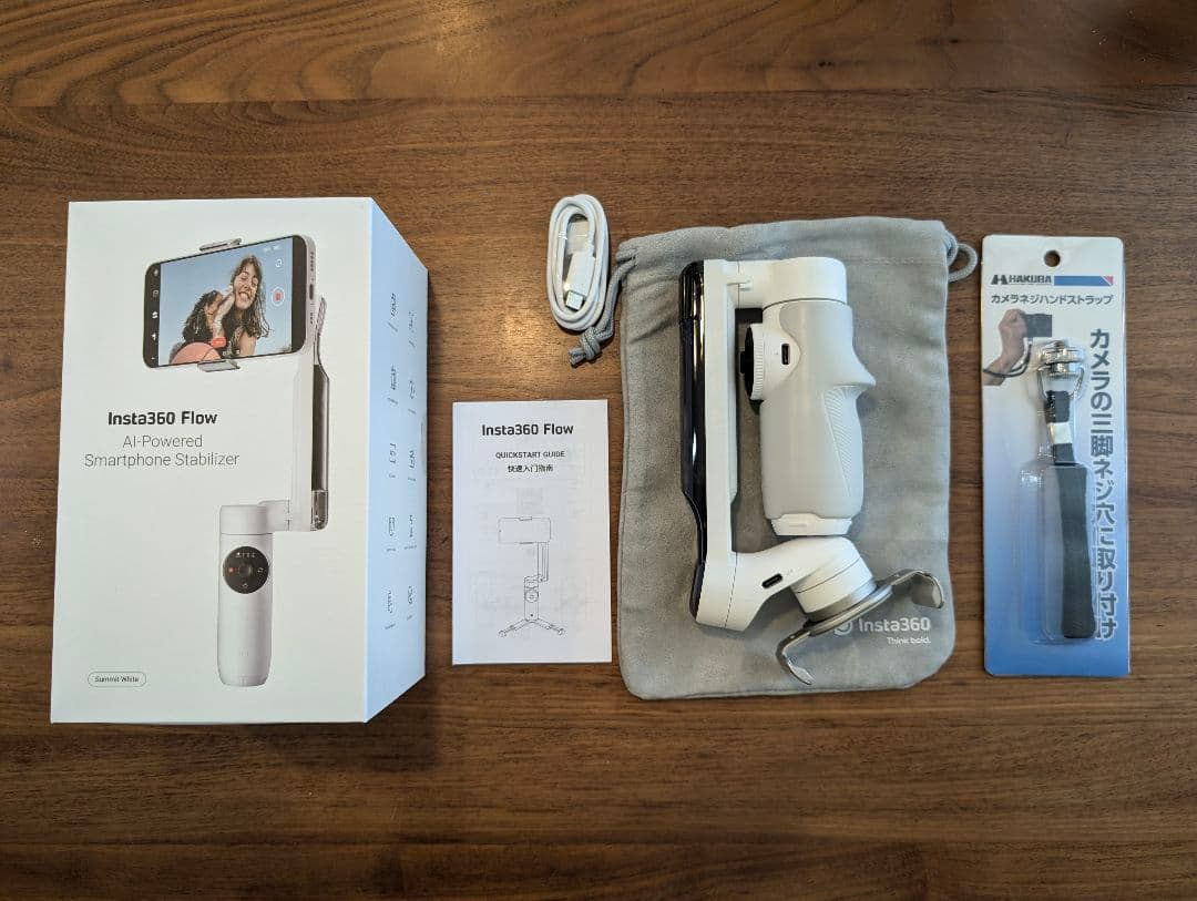Insta360 FLOW サミットホワイト ジンバル スタビライザー