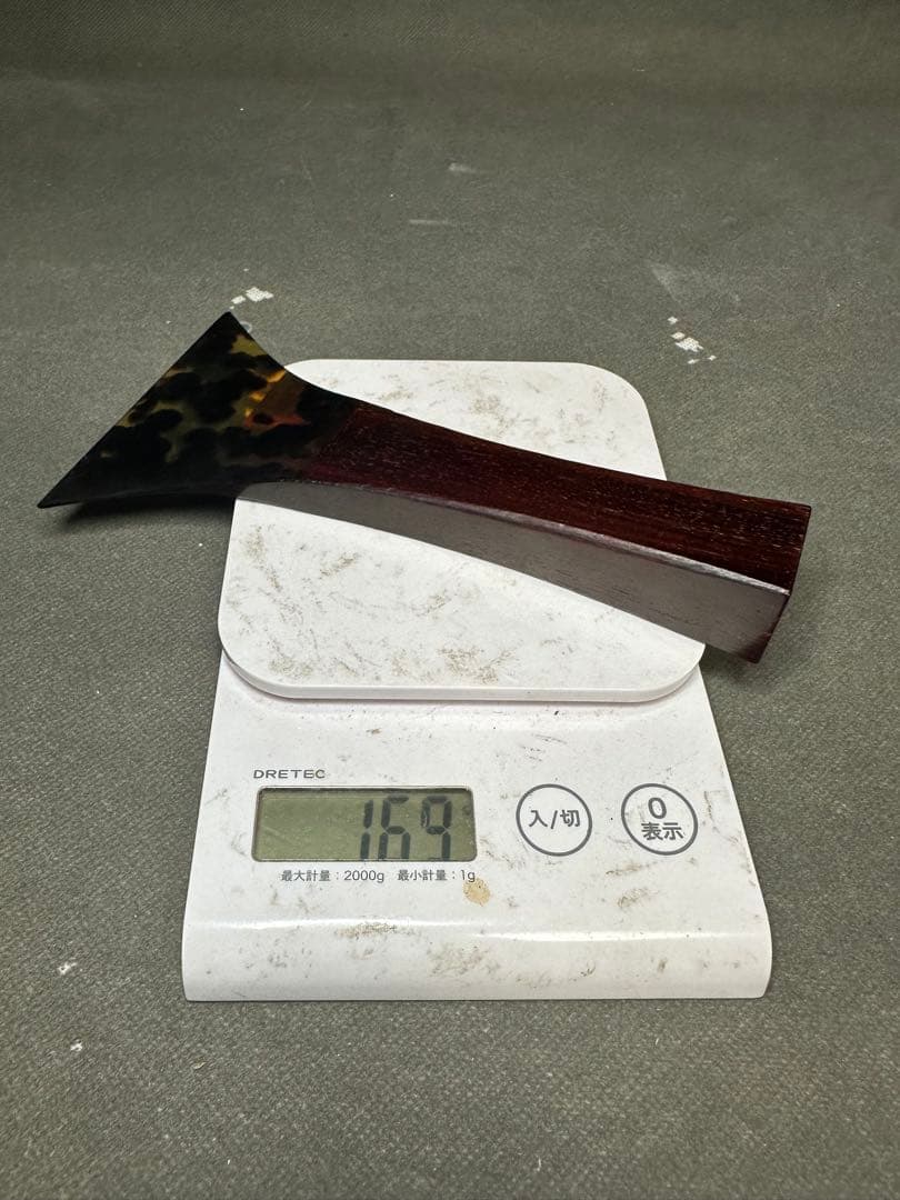 三味線　鼈甲撥　撥　バチ　天然素材　和楽器　民謡　アンティーク　細密細工