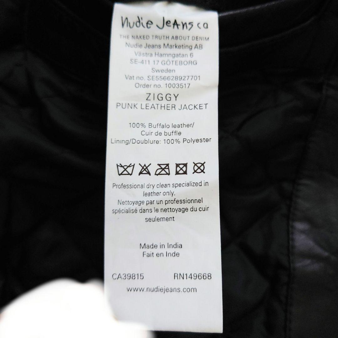 ジャケット・アウター Nudie Jeans ZIGGY PUNK LEATHER JACKET