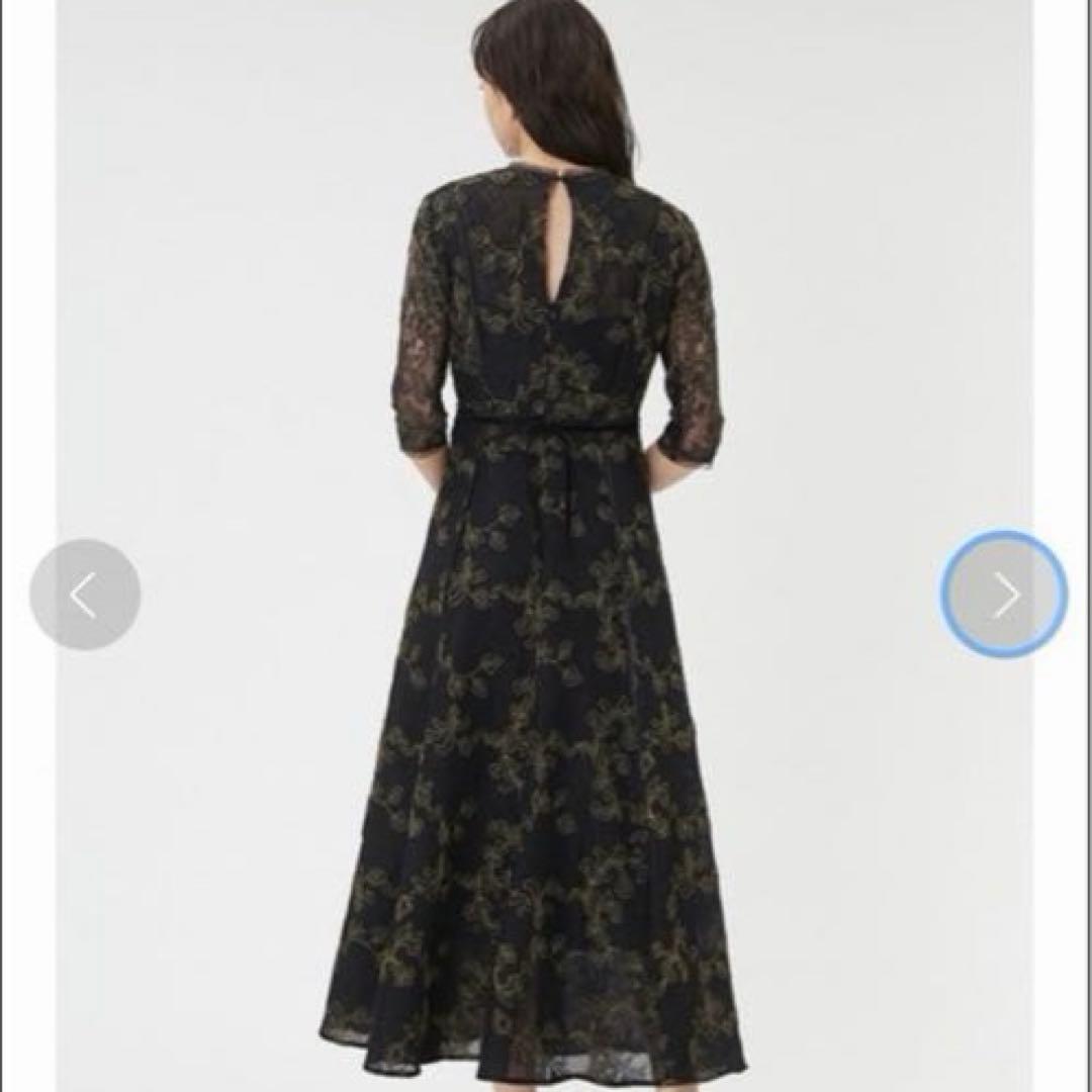 本日限定価格　【FRAY I.D】チュールレースラメ刺繍ドレス