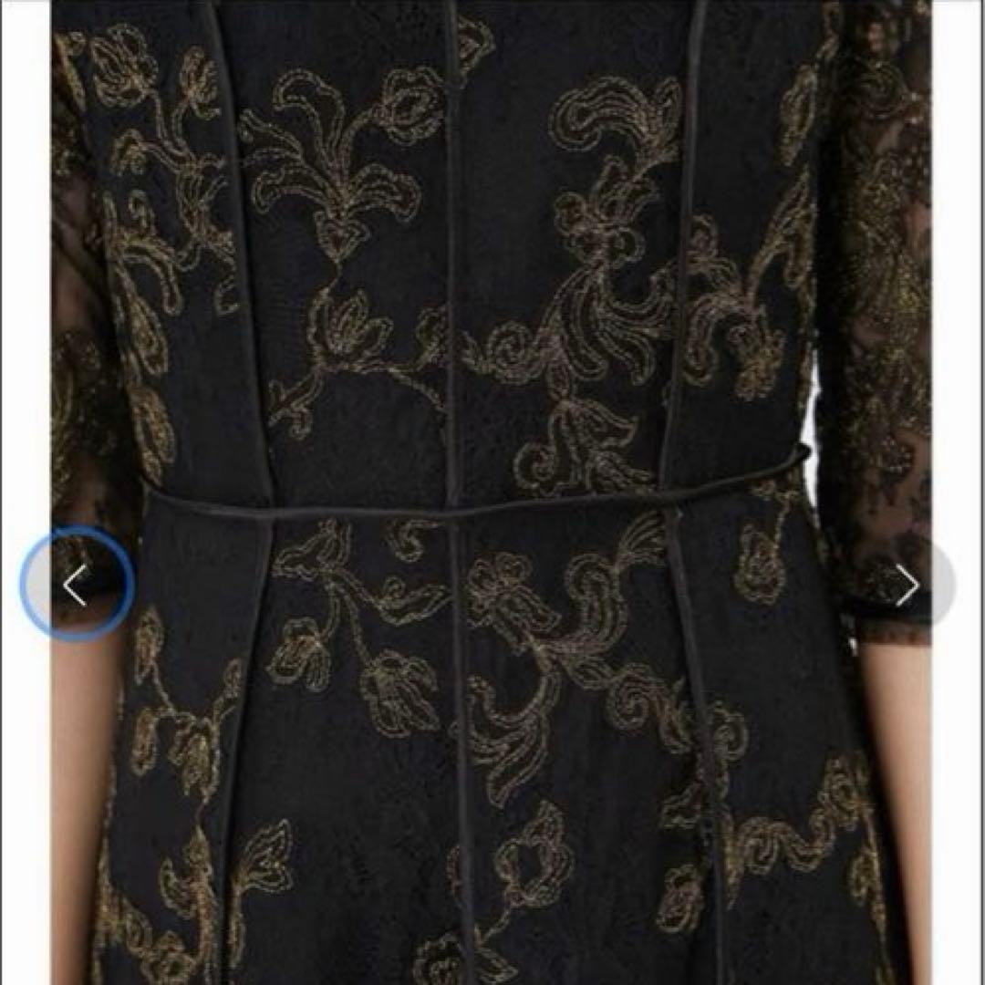 本日限定価格　【FRAY I.D】チュールレースラメ刺繍ドレス